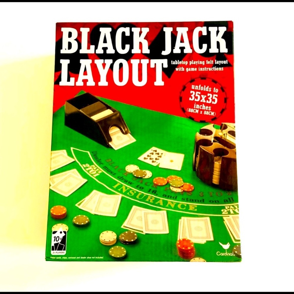 NWT BlackJack Casino Game with Card Deck - Picture 2 of 3